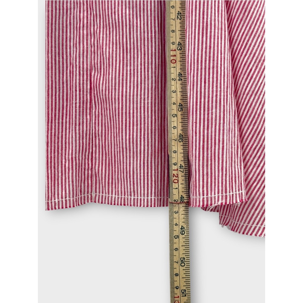 Free People Long Sleeve Tunic Shirt Dress Red Size S Old Money Picnic Americana - Picture 16 of 16